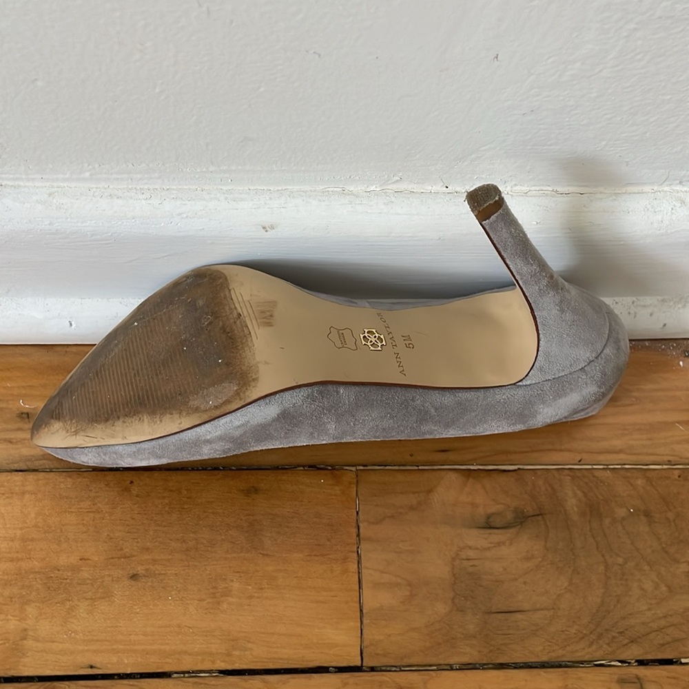 Blue Suede Heels - Picture 7 of 8